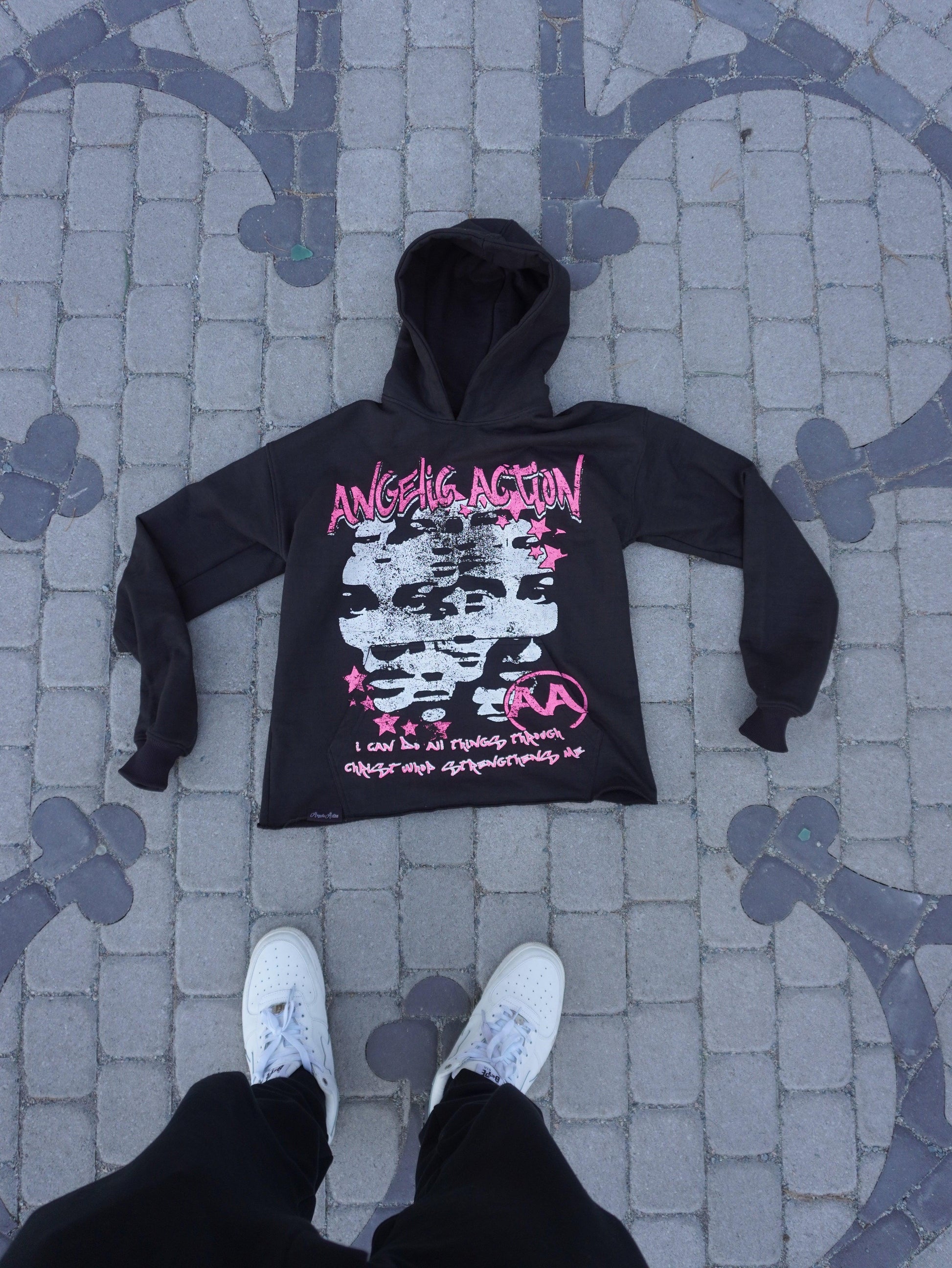 Fuchsia "ASE" Hoodie [PRE-ORDER] - Angelic Action