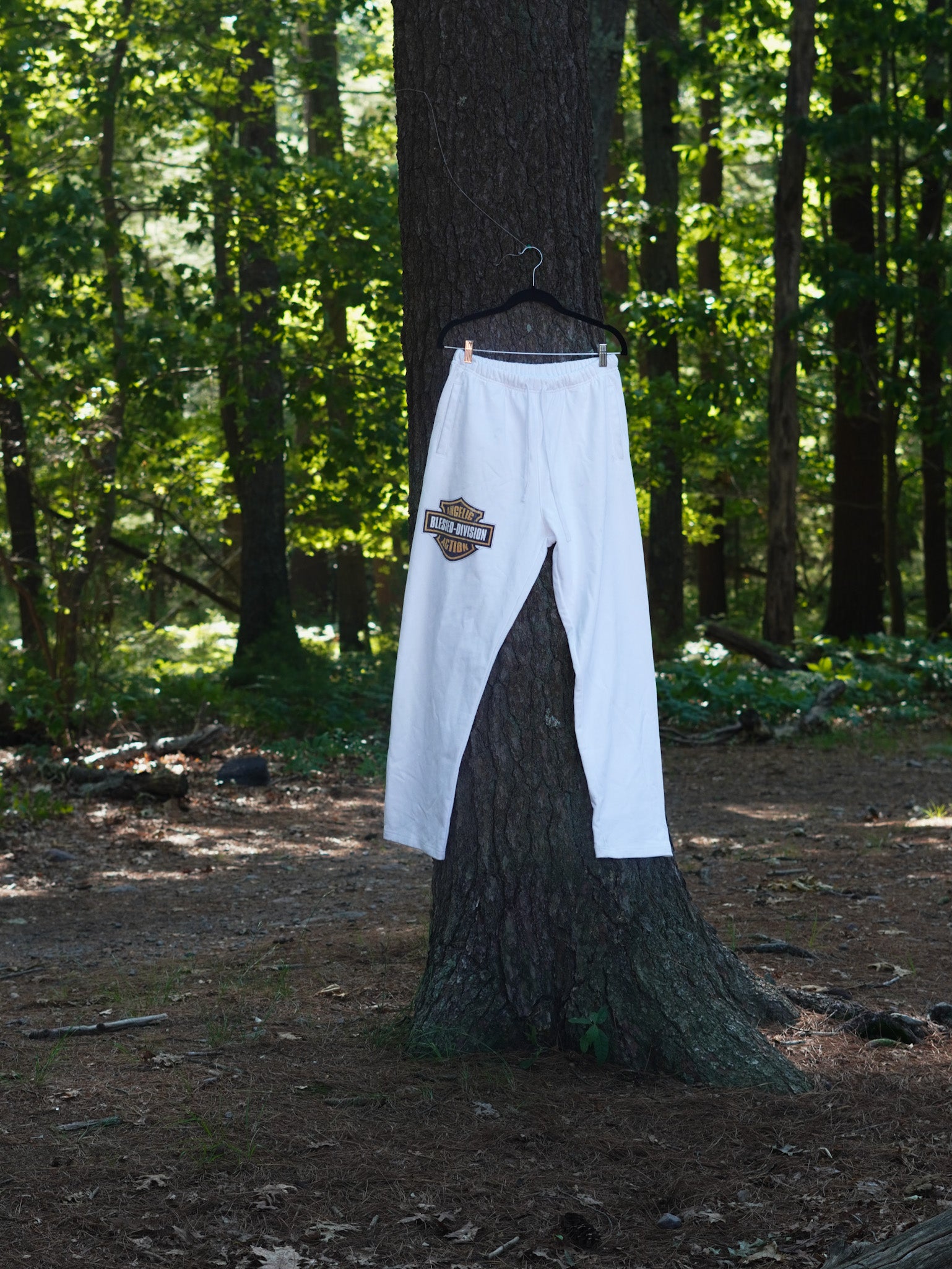 Snow White Blessed Division Sweatpants - Angelic Action