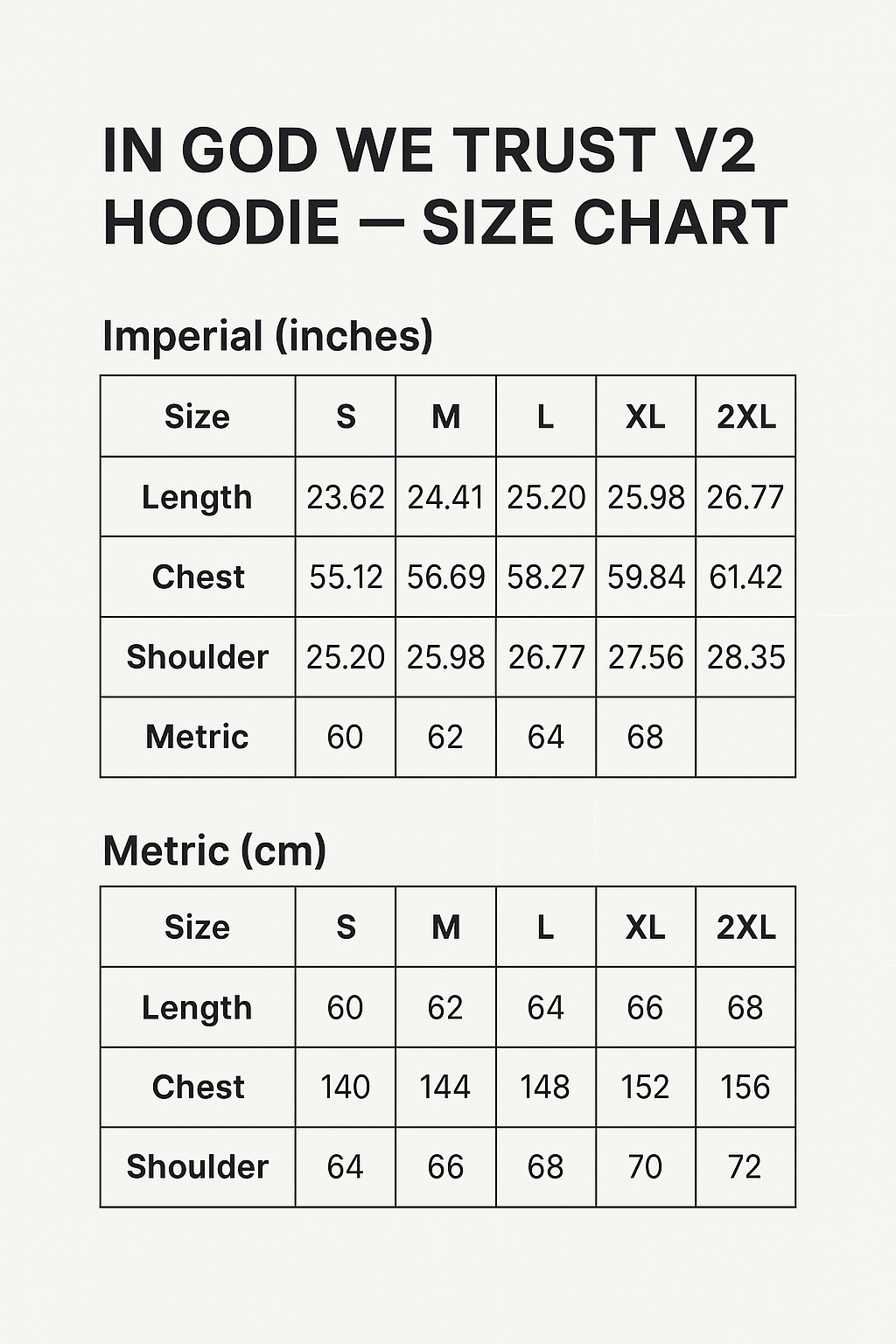 IN GOD WE TRUST V2 HOODIE (380 GSM)