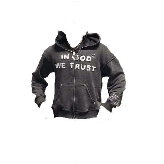 [BLACK FRIDAY EXCLUSIVE] DELUXE IN GOD WE TRUST ACID WASHED HOODIE