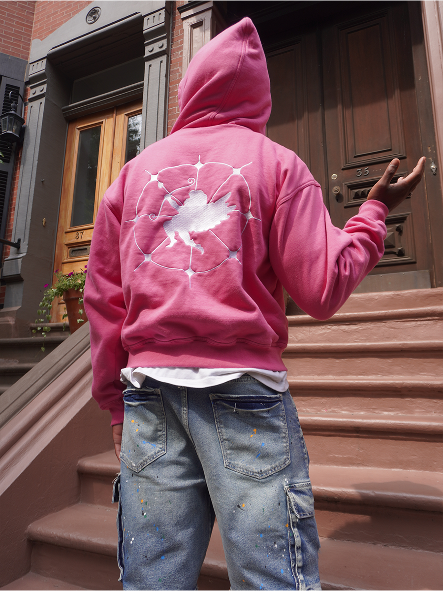 DELUXE IN GOD WE TRUST HOODIE (PINK)